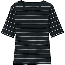 todo リブ編み 半袖Tシャツ Amazon | 無印良品 婦人 ストレッチリブ編みクルーネック半袖T